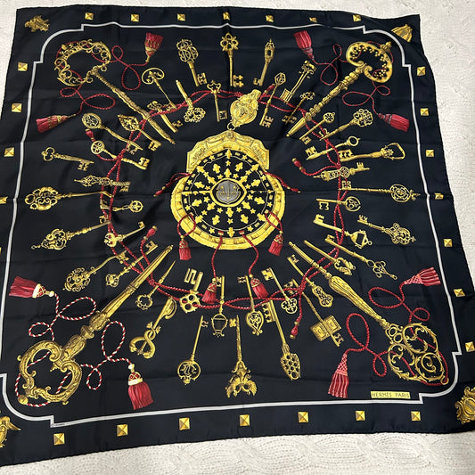 SOLD! HERMÈS Silk Scarf 90cm