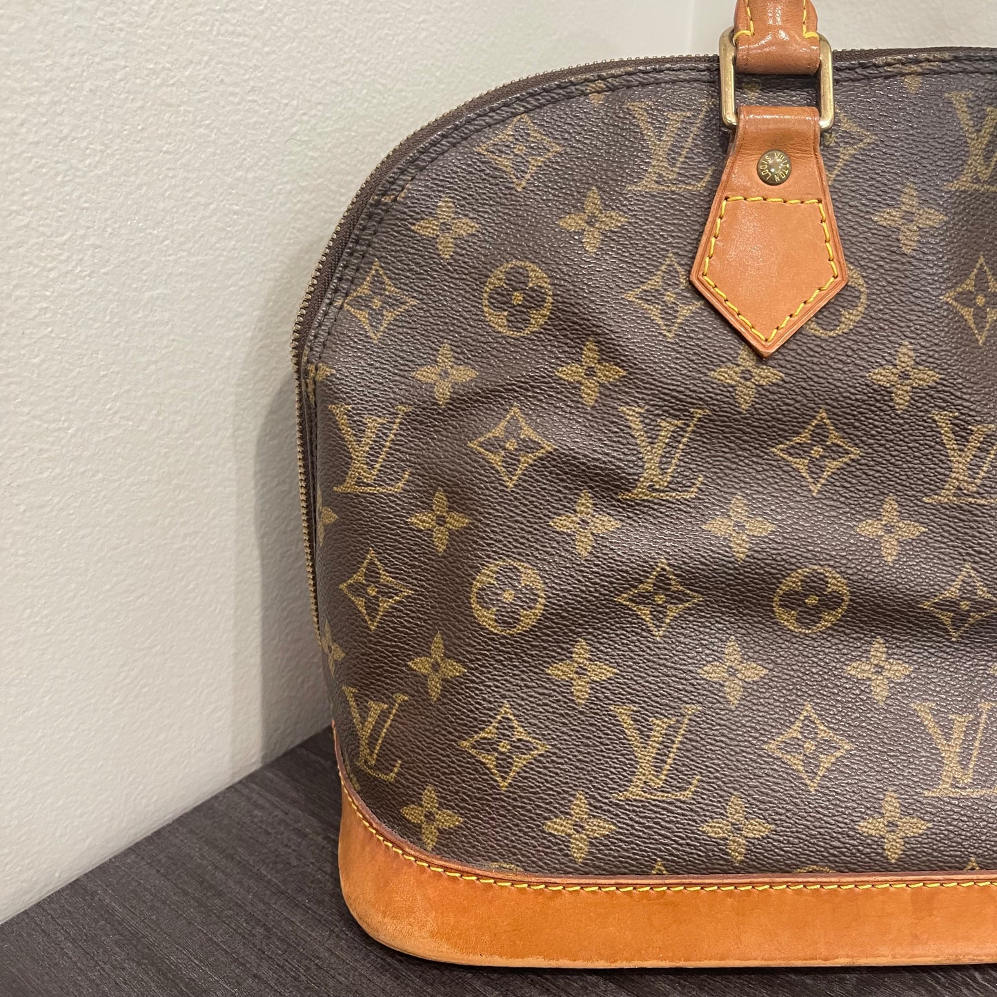 SOLD! Louis Vuitton Monogram Alma with Lock & Key