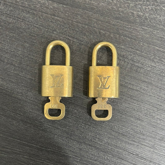 SOLD! Set of 2 Louis Vuitton Lock & Key