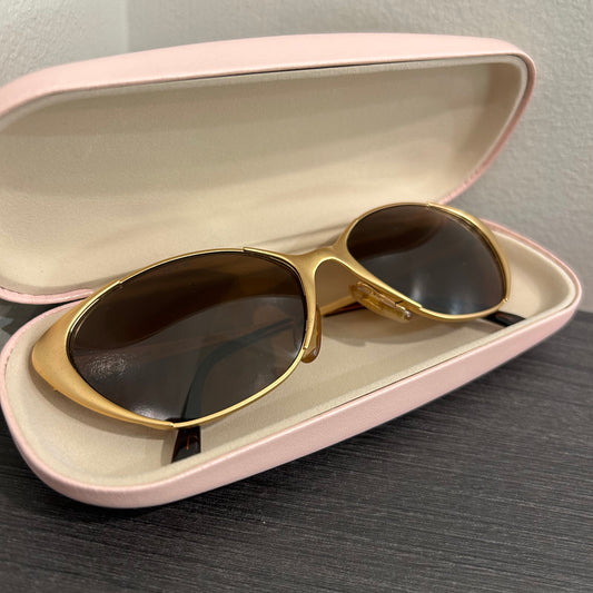 CLEARANCE Gucci Retro Gold Sunglasses