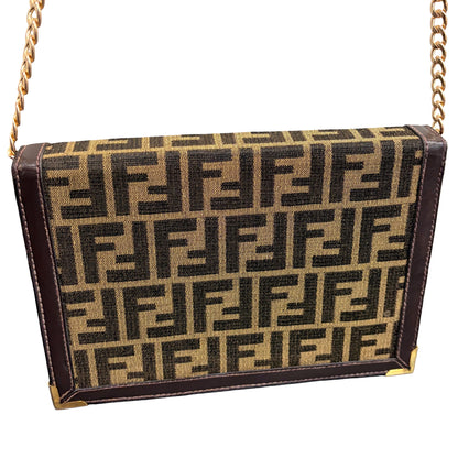 1215-07 FENDI Vintage Zucca Pouch