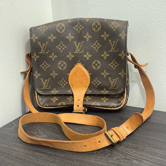 SOLD! Louis Vuitton Monogram Cartouchiere MM