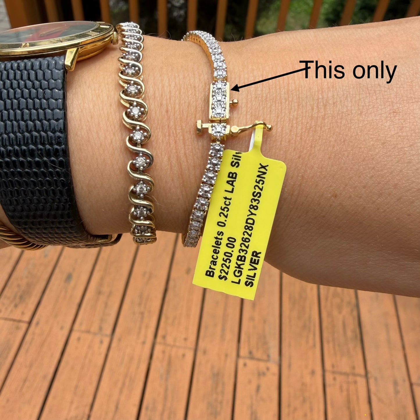 #1105 0.25ct Diamond Tennis Bracelet