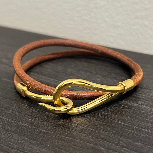 1025 HERMÈS Double Hook Wrap Bracelet MSRP $435