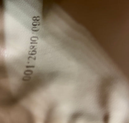 #1131 FENDI Navy Zucchino Canvas Pochette