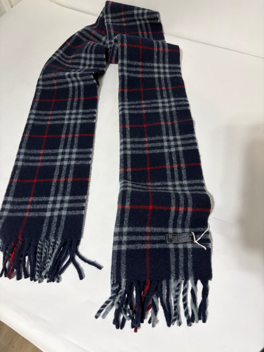 #106 BURBERRY Blue Lambswool Scarf