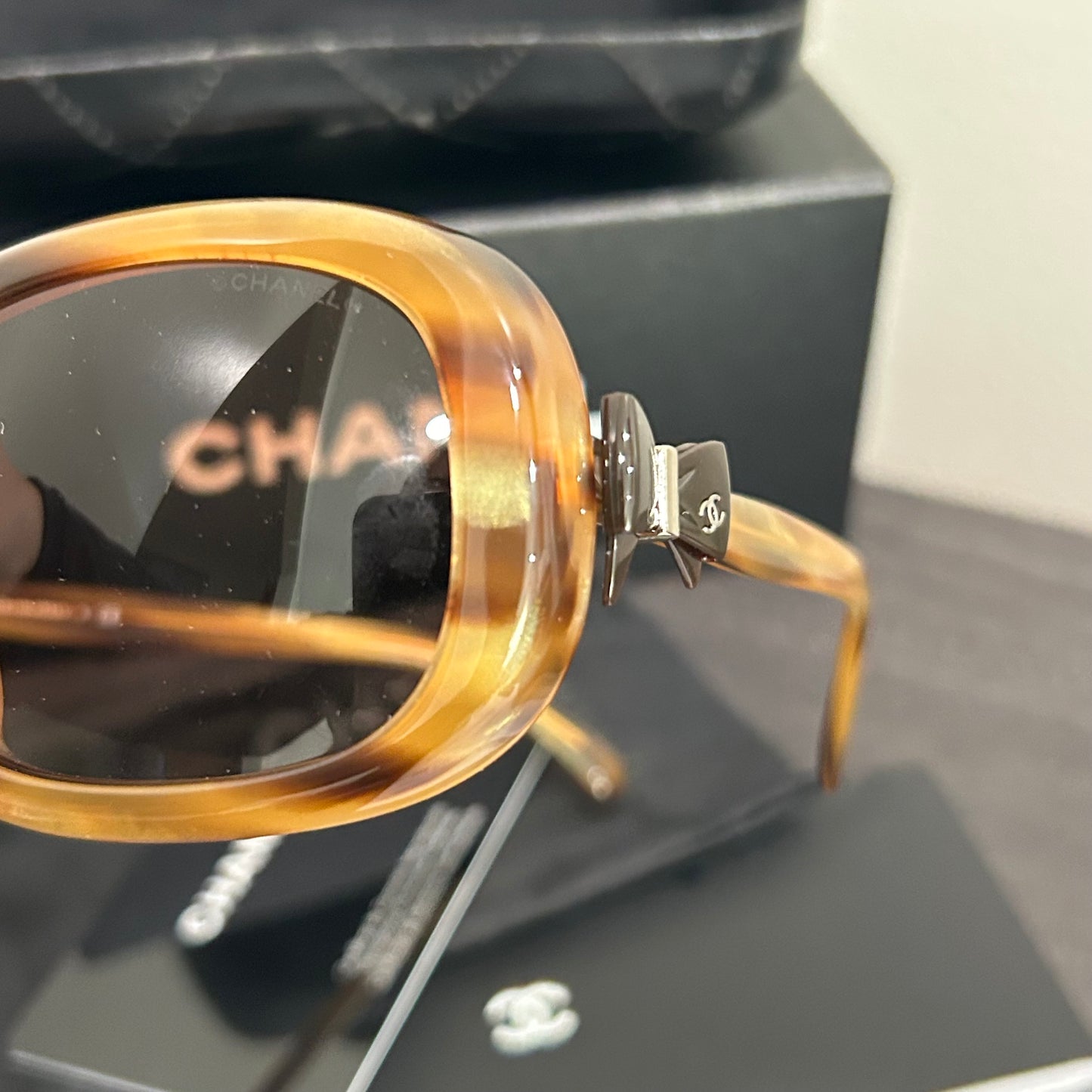 SOLD! CHANEL Sunglasses with Case (Full Inclusion)