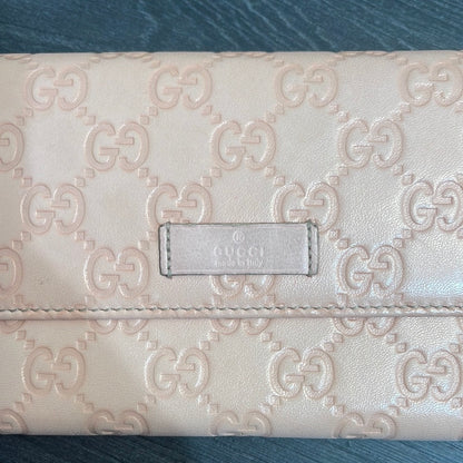 SOLD! Gucci GG Leather Wallet