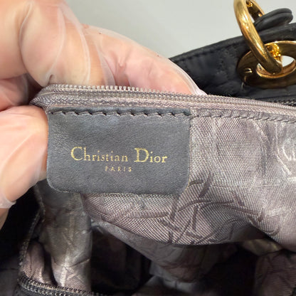 #112 CHRISTIAN DIOR Lady Black Cannage