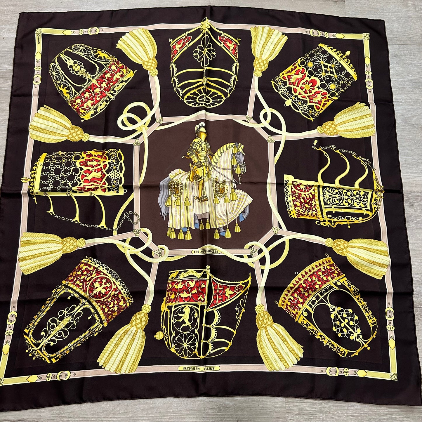 4002 HERMÈS 90cm Silk Scarf MSRP $620