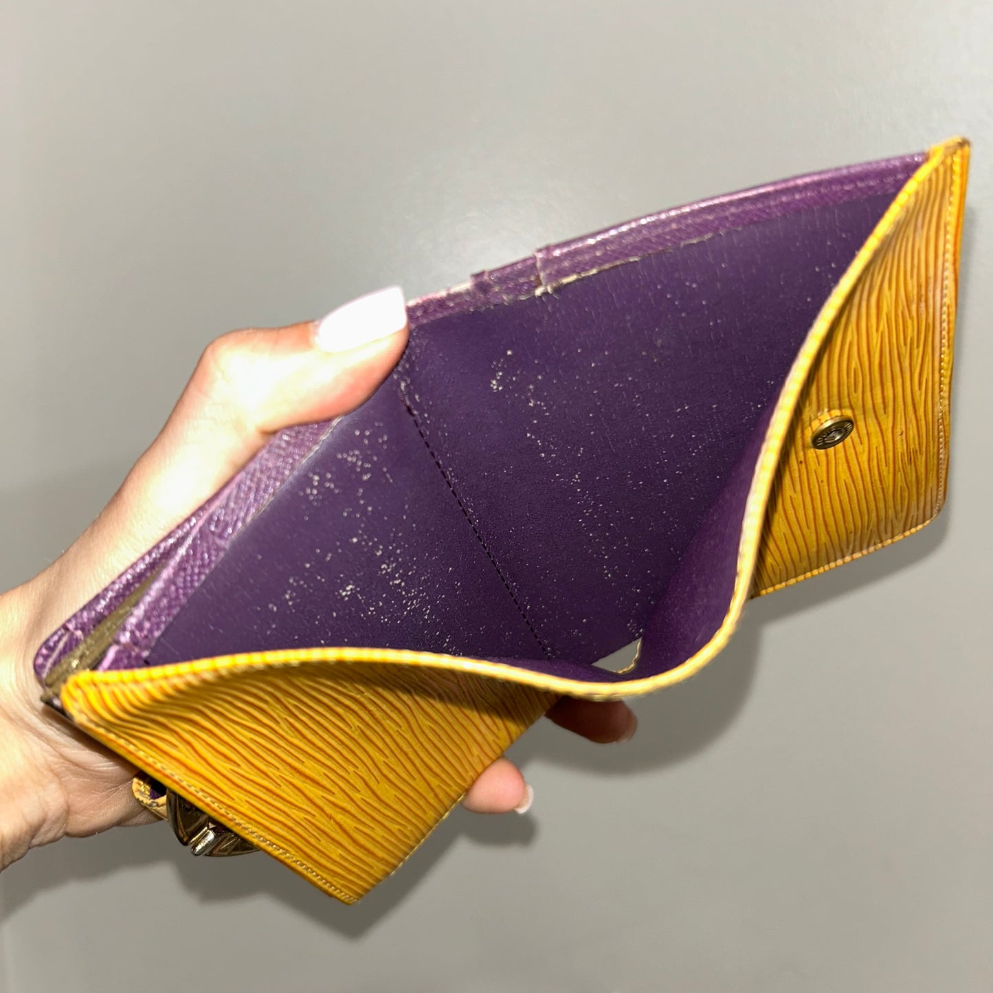 SOLD! Louis Vuitton Epi Wallet