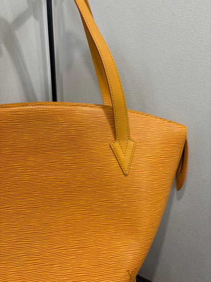 #8212 LOUIS VUITTON Yellow Epi Saint Jacques GM