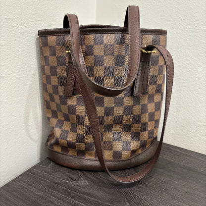 #342 LOUIS VUITTON Damier Bucket PM