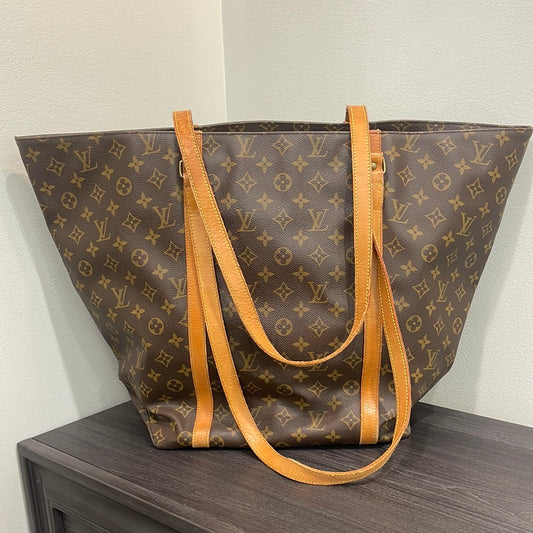 SOLD! Louis Vuitton Monogram Shopping Tote