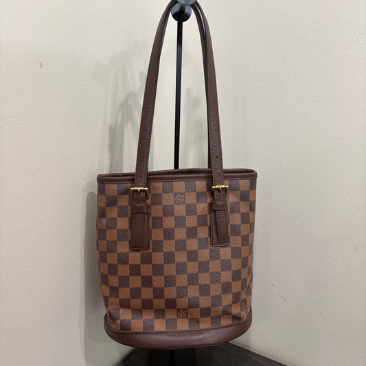 #1112 LOUIS VUITTON Damier Bucket PM