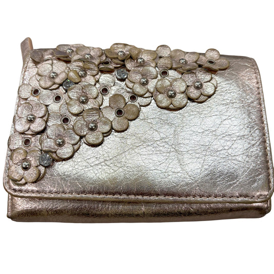 8825 ANTEPRIMA Rose Gold Metallic Wallet