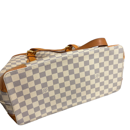 #8215 LOUIS VUITTON Damier Azul Hampstead MM