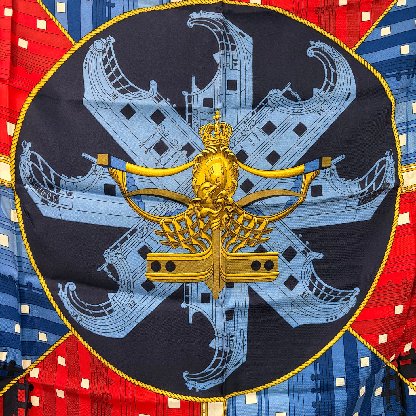 #8234 HERMES 90cm Silk Scarf