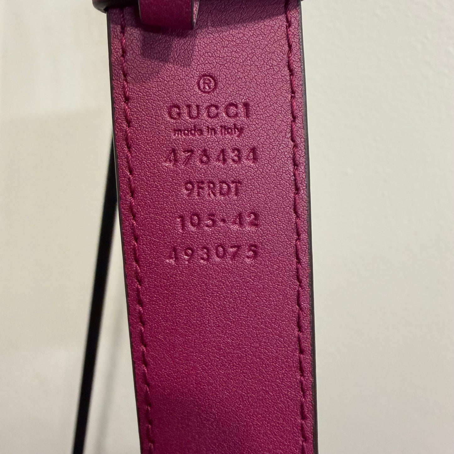 8893 GUCCI Purple GG Marmont Belt Bag Matelasse Velvet MSRP $980