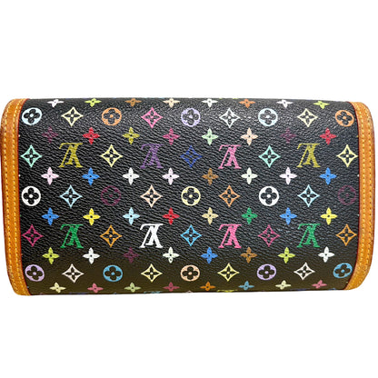 #3217 LOUIS VUITTON x Murakami Black Monogram Porte Tresor International Wallet