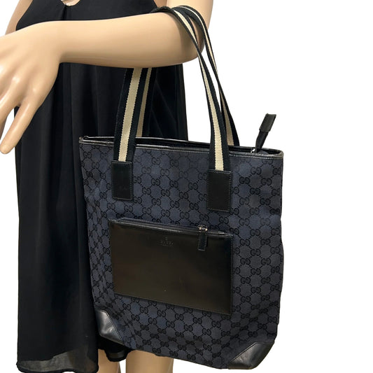 1001 GUCCI Navy Tote