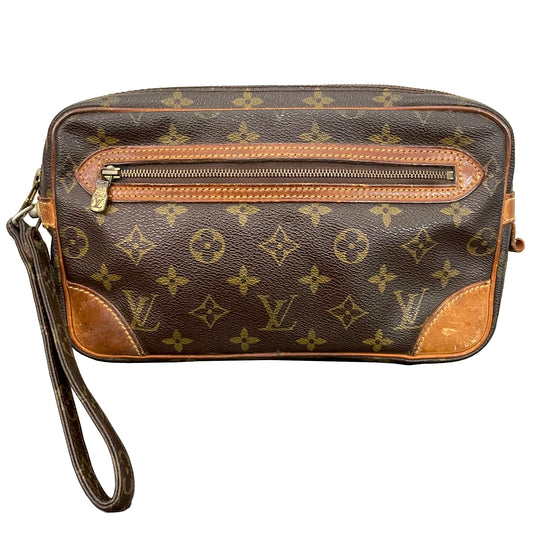 SOLD! Louis Vuitton Monogram Pochette Marly Dragon 26 Clutch