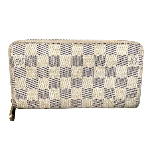 SOLD! Louis Vuitton Damier Azur Zippy Wallet