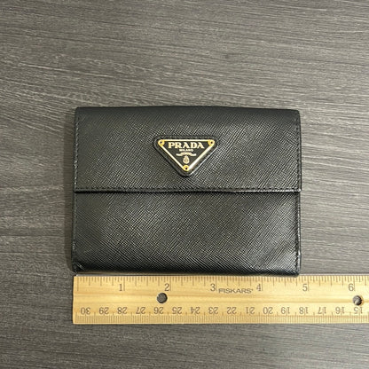 SOLD! Set of 2 Prada Nylon Baguette & Leather Wallet