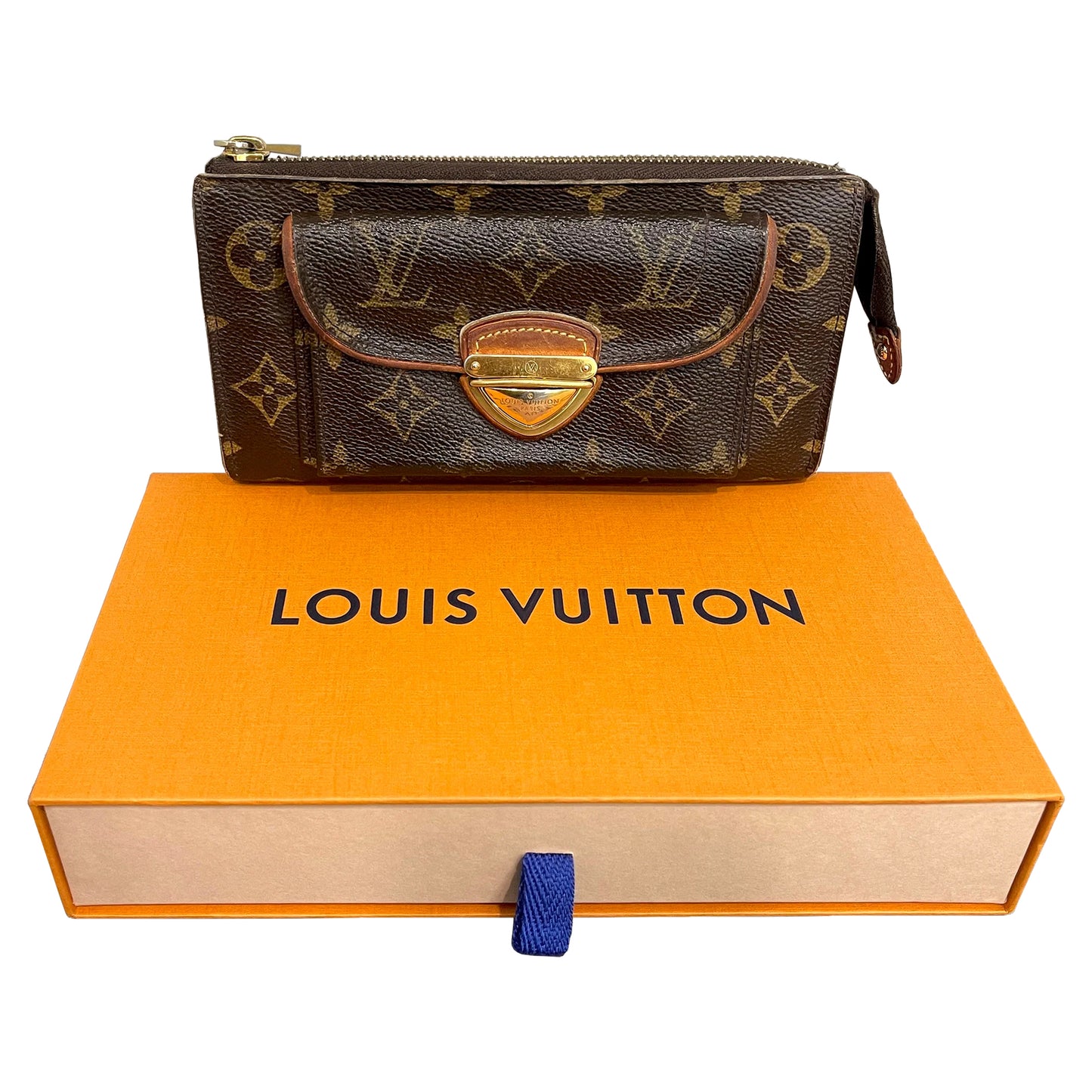 SOLD! Louis Vuitton Monogram Astrid Wallet & Storage Box