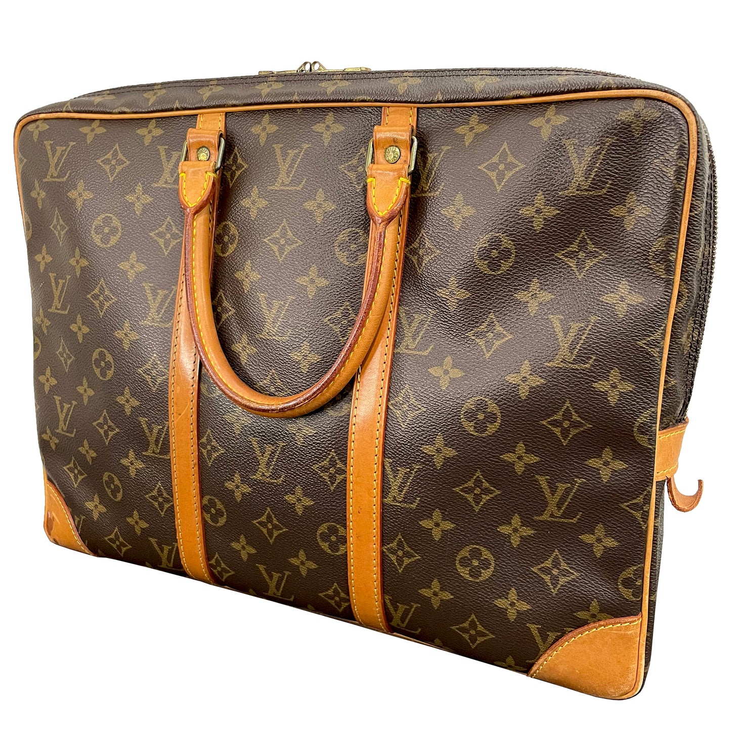 SOLD! Louis Vuitton Monogram Porte Documents Voyage Bag