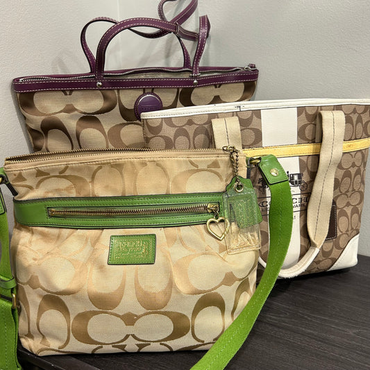 CLEARANCE COACH Shoulder Bags Set of 3