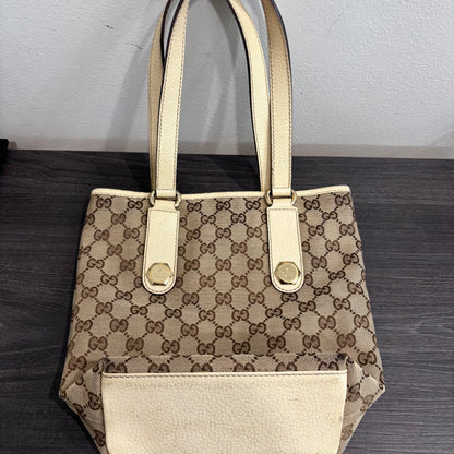 8873 GUCCI GG Canvas Charmy Tote