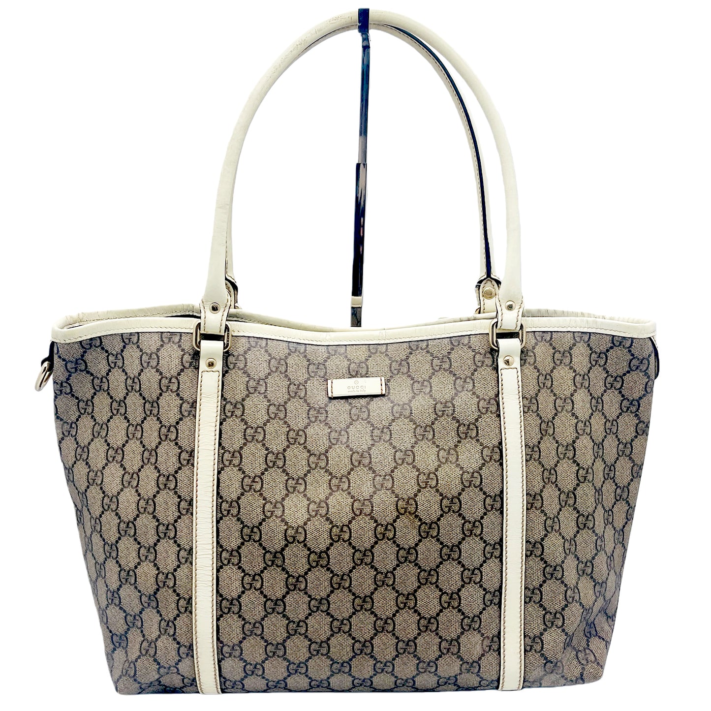 #1104 GUCCI GG Supreme Large Shoulder Tote
