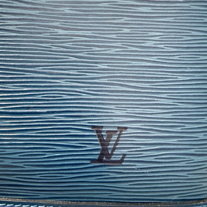 #8276 LOUIS VUITTON Blue Epi Lussac GM