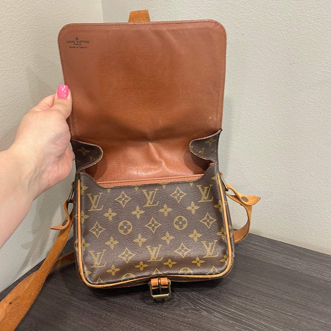 SOLD! Louis Vuitton Monogram Cartouchiere MM