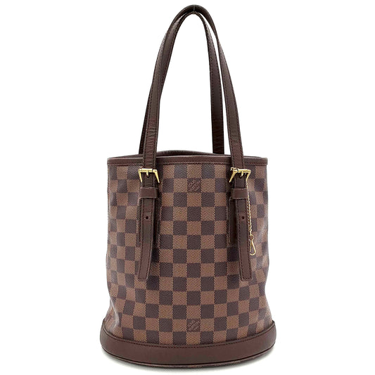 1166 LOUIS VUITTON Damier Ebene Bucket Tote