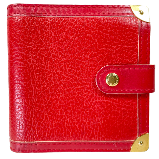 LOUIS VUITTON Red Leather Wallet