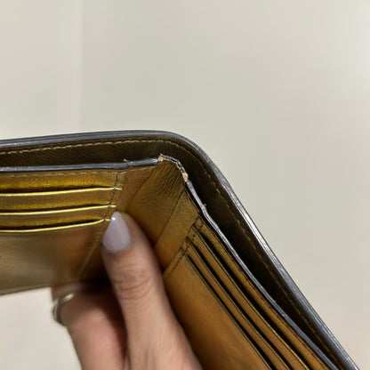 SOLD! Fendi Metallic Wallet