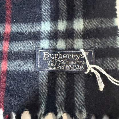 #123 BURBERRY Blue Scarf