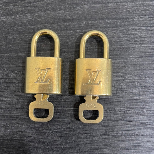 SOLD! Set of 2 Louis Vuitton Lock & Key