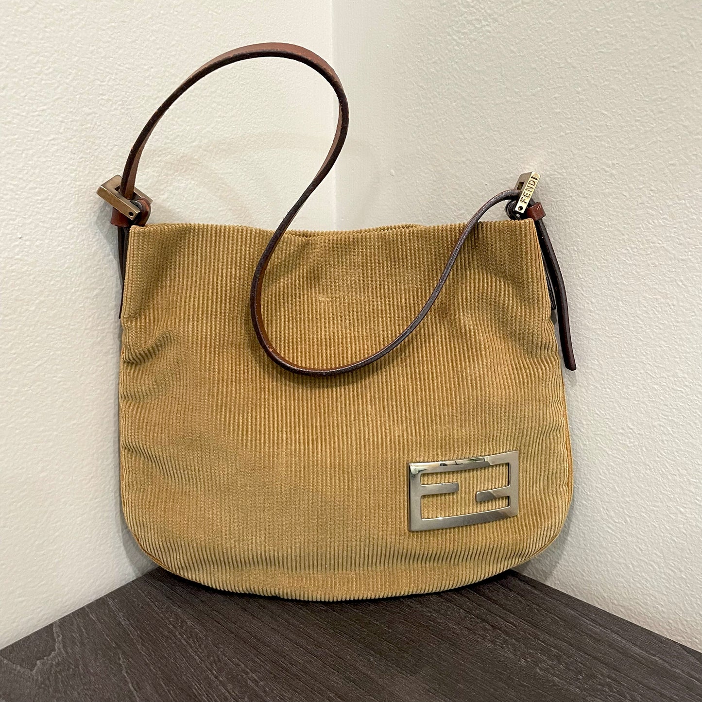 SOLD! Fendi Corduroy Baguette