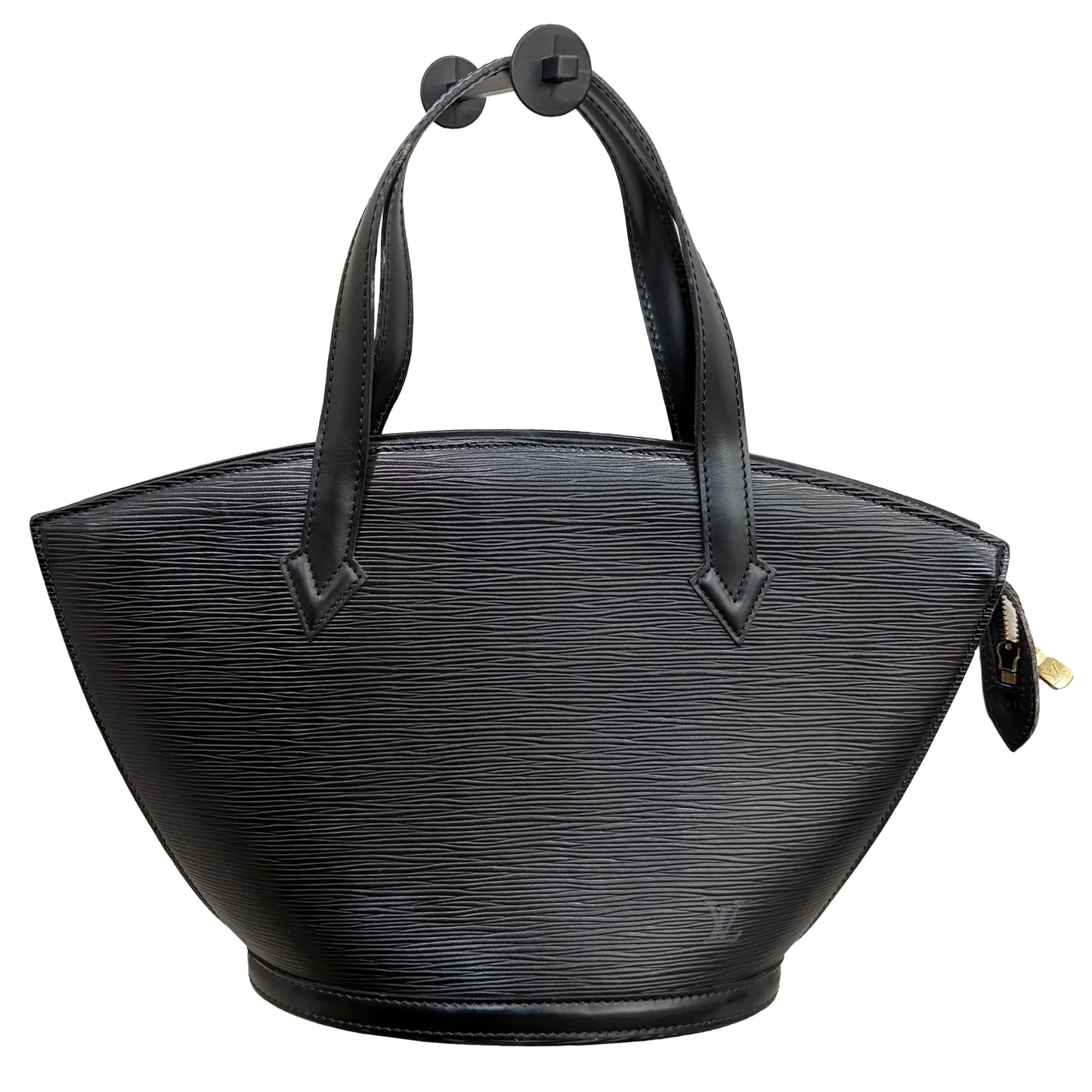 #8252 LOUIS VUITTON Black Epi Saint Jacques PM