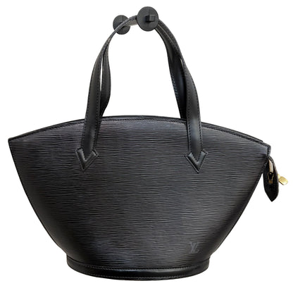 #8252 LOUIS VUITTON Black Epi Saint Jacques PM