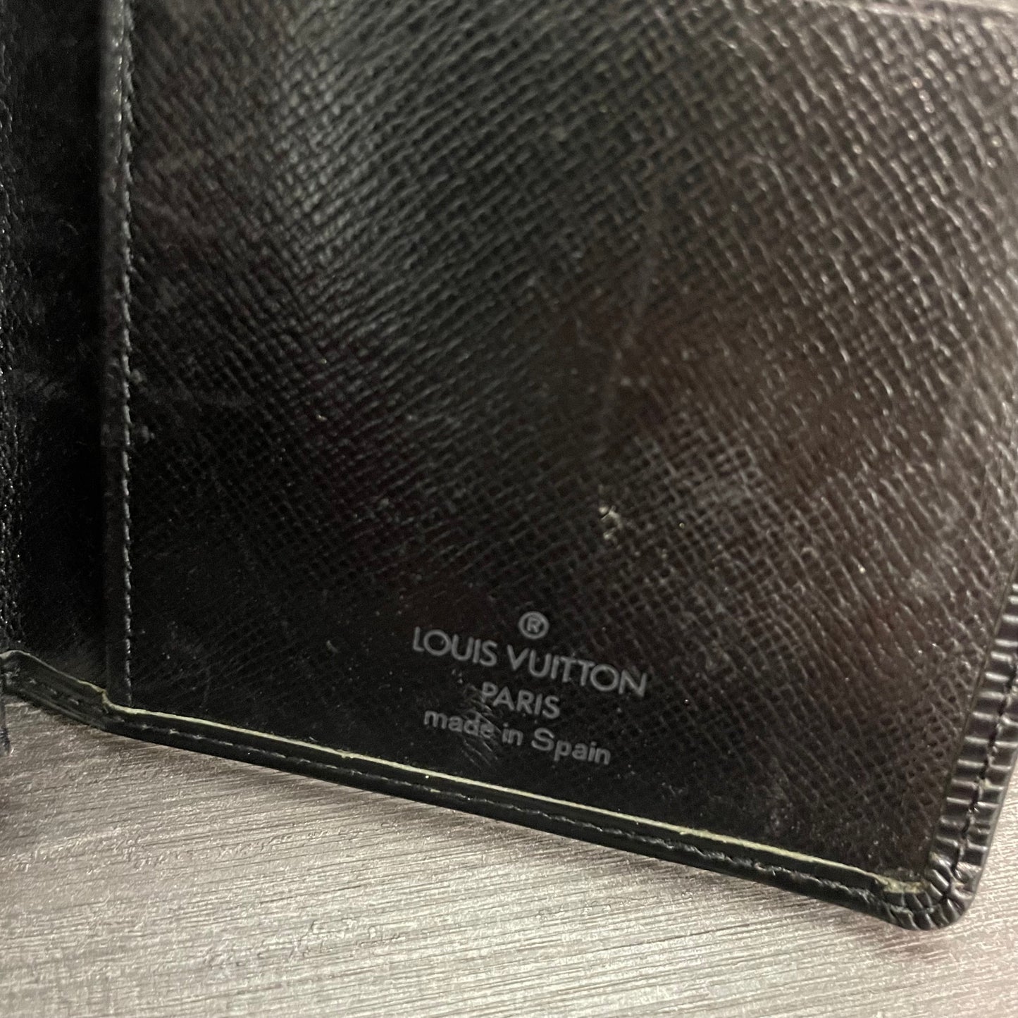 Louis Vuitton Monogram Black Epi Wallet