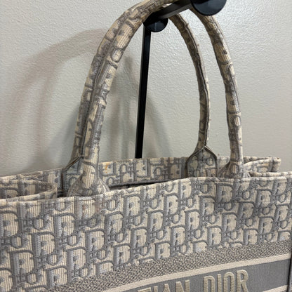 8898 CHRISTIAN DIOR Oblique Medium Book Tote MSRP $3450