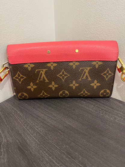 Louis Vuitton Monogram Rose Pallas Wallet & Storage Box