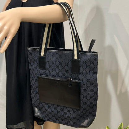 1001 GUCCI Navy Tote