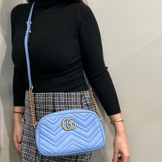 NEW GUCCI GG MARMONT SMALL SHOULDER BAG