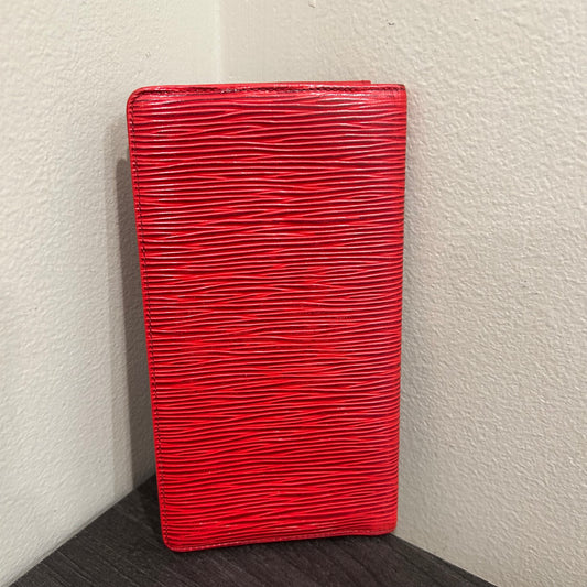 SOLD! Louis Vuitton Epi Checkbook Wallet