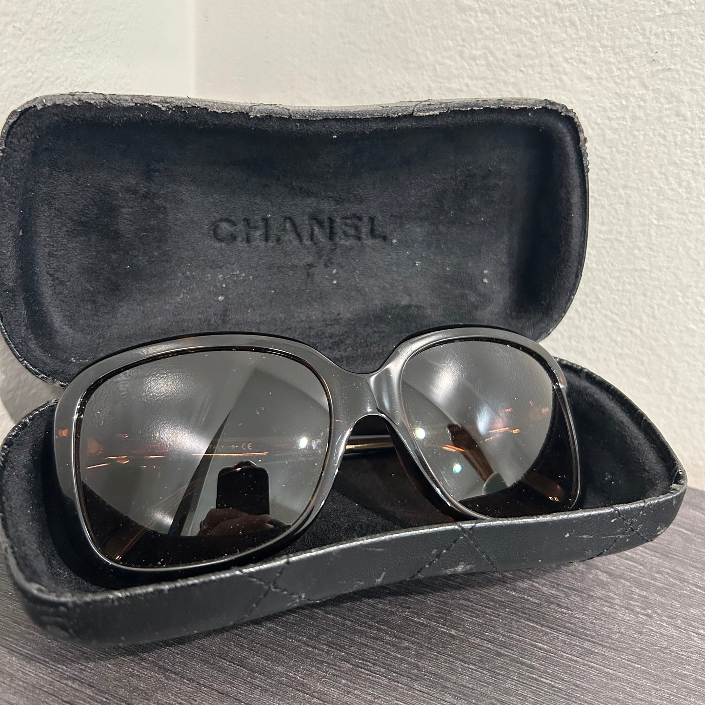 SOLD! CHANEL Sunglasses with Case